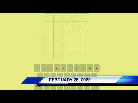 WORDLE 251 - FEBRUARY 25, 2022  ANSWER