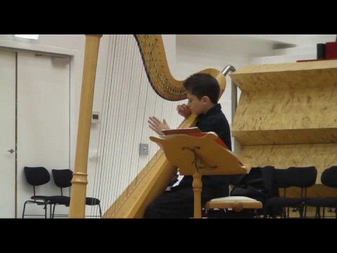 Harp Music: Fire Dance from petite Suite, David Watkins