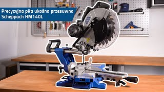 Pokosová pila HM140L Scheppach - 2 kW, Ø 305 mm, oboustranný náklop
