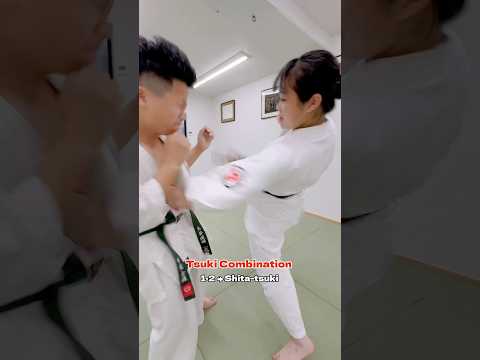 【突きのコンビネーション】 1・2→下突き #大谷道場 #空手 #fullcontactkarate #kyokushin #karate #martialarts #shorts