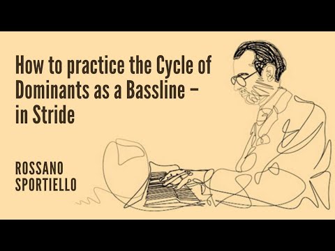 How to Practice the Cycle of Dominants as a Bass Line in Stride Piano Style