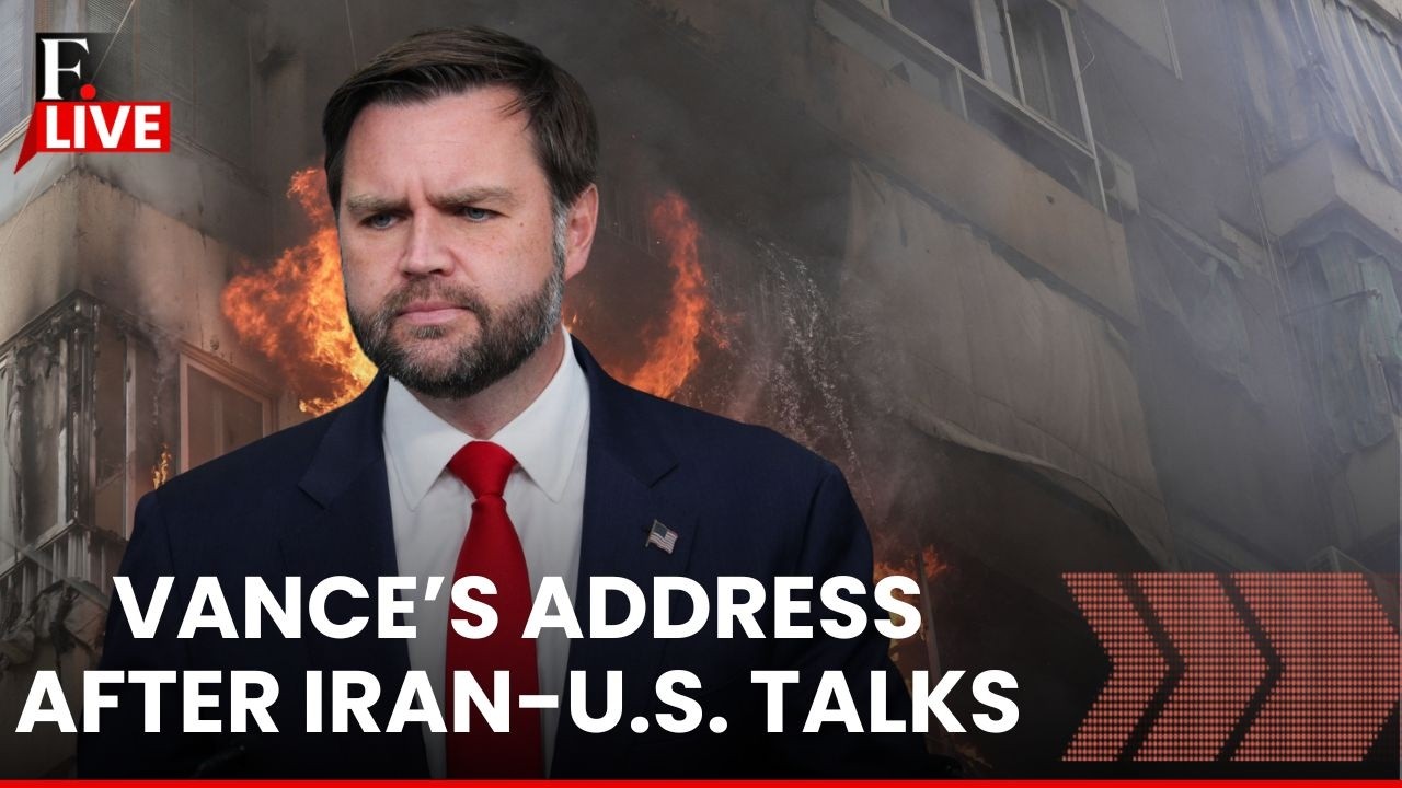 Vance LIVE: US Vice President JD Vance's Address After US Iran Peace Talks