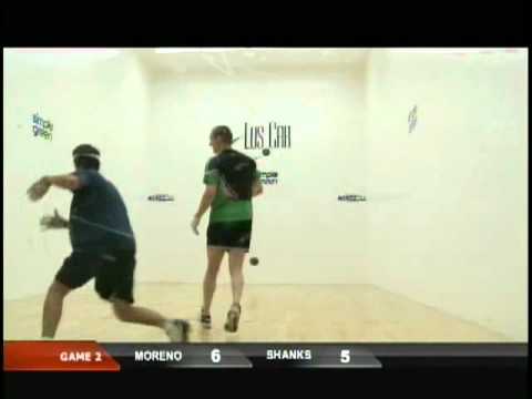 2010 US OPEN OF HANDBALL 4 WALL  MORENO VS SHANKS   MEN'S QT