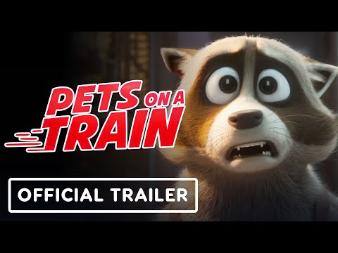 Pets on a Train trailer