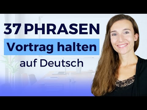 Professionelle PRÄSENTATION halten - So geht es! Deutsch Wortschatz für Fortgeschrittene -Redemittel