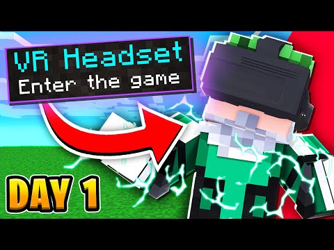 Deku Plays MINECRAFT VR for the First Time… (Day 1)