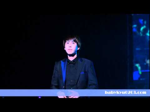 [Fancam] 120826 MOA CONCERT IN GUANGZHOU 《DESTINY》 KYUHYUN Foucs