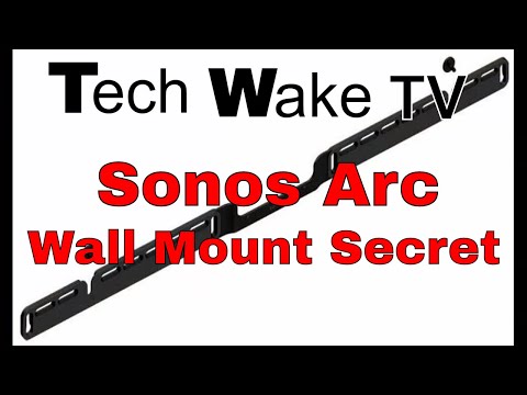 Sonos Arc -Wall Mounting Secret