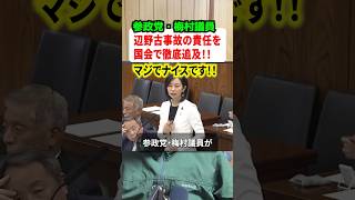 参政党の梅村議員がヘリ基地反対協議会代表と平和丸船長の参考人招致を国会で要求！！マジでナイスです！