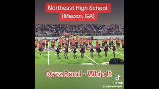 Northeast High School (Macon, GA) band peforms Whip It by Dazz Band. 9-21-23