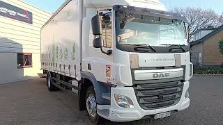 Camion cu prelata culisanta DAF FA CF 260 DHollandia Laadklep, Loadlift 2.000 kg, Schuifkap, Sma | Imagine 4 - Autoline