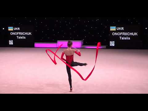 Taisiia Onofriichuk Junior Ribbon Final 30,450 GOLD - FIG IT "Miss Valentine 2023"