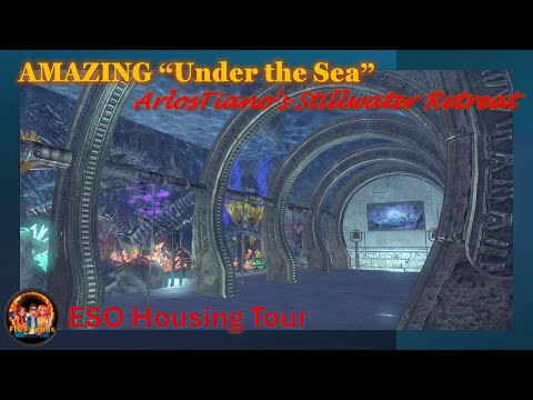 Awesome ESO Home Tour - ArlosTiano's Stillwaters Retreat, "Under the Sea"