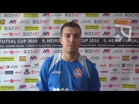 9. HFC 2016 - Wywiad z Norbert Salis (Partizan Bardejov) po meczu z Piekarnią Sygneczów
