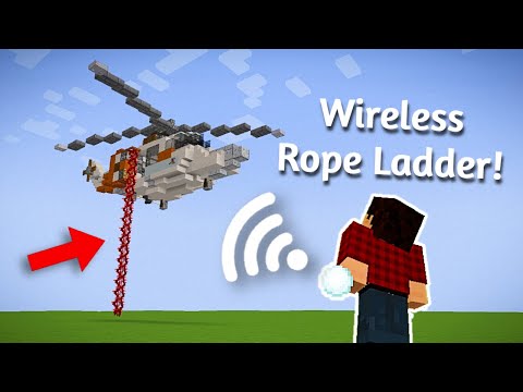 Insane Minecraft Wireless Vine Ladders!!