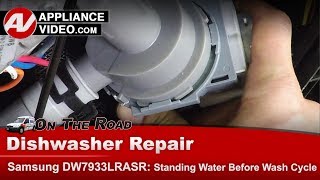 Samsung Dishwasher Repair - Not Finishing a Cycle and Standing Water - Drain Pump