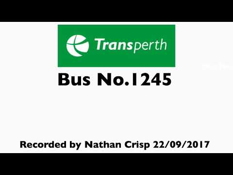 [Sound] Transperth [Bus No.1245] • Mercedes Benz OC 500LE CNG