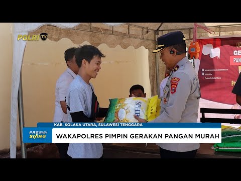 POLRES KOLAKA UTARA GELAR PANGAN MURAH STABILISASI HARGA PANGAN