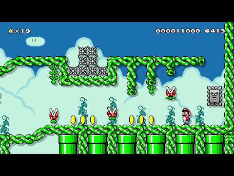 Bramble Trample by BlackRain* - Super Mario Maker 2 - No Commentary 1bz