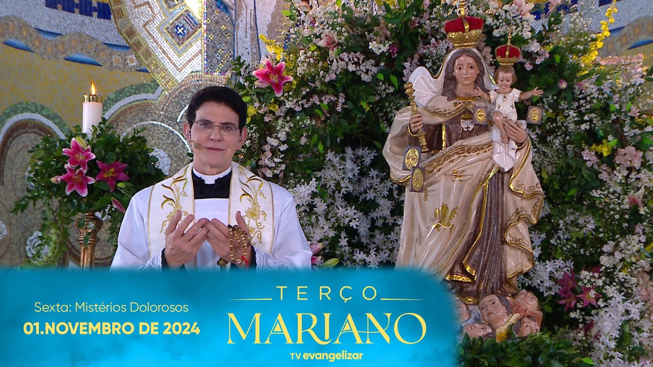 Sexta-Feira: Mistérios Dolorosos | Terço Mariano com @PadreManzottiOficial | 01/11/24