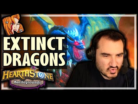 THESE DRAGONS ARE ALMOST EXTINCT! - Hearthstone Battlegrounds
