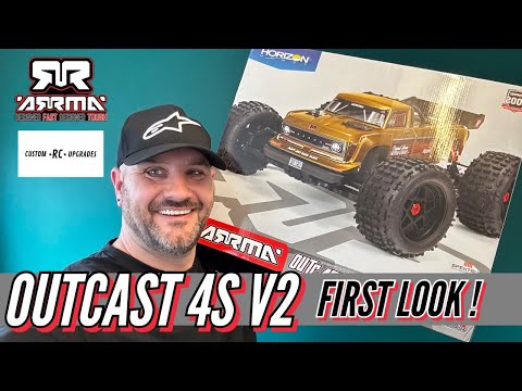 Is the New Arrma Outcast 4s v2 Worth the Hype? Unboxing & First Thoughts !