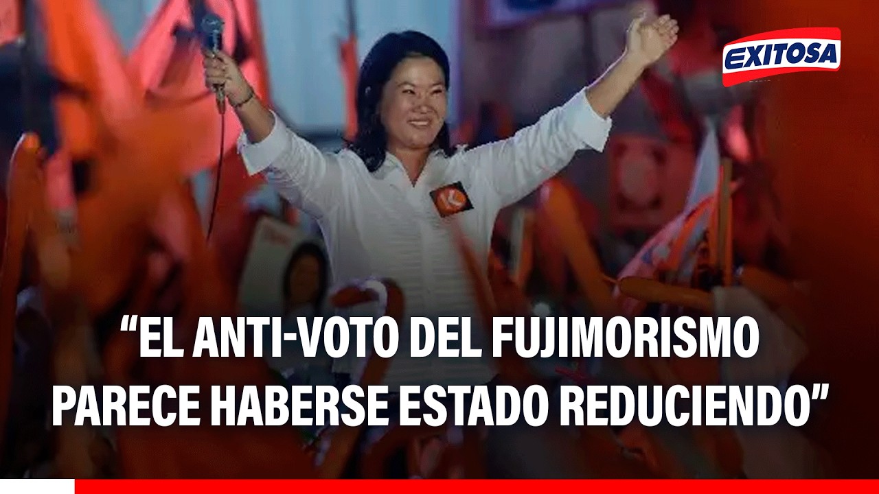 🔴🔵 Antifujimorismo se estaría reduciendo, según último sondeo de IPSOS, sostiene analista