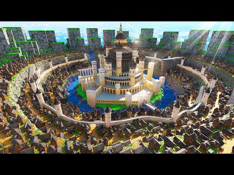 Necron - Giant Medieval Kingdom [Minecraft - Timelapse]