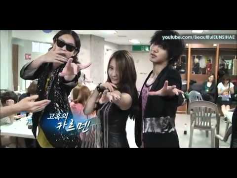 Super Junior at Backstage with f(x) Krystal