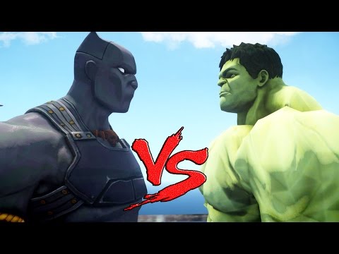 BLACK PANTHER VS HULK - EPIC BATTLE