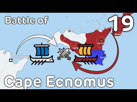 Battle of Cape Ecnomus - Largest Naval Battle in History #19