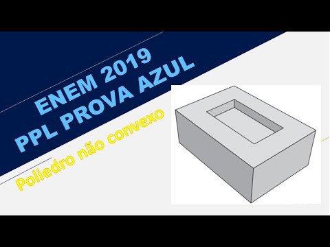 ENEM 2019 PPL - MATEMÁTICA - QUESTÃO 168 - PROVA AZUL - POLIEDRO