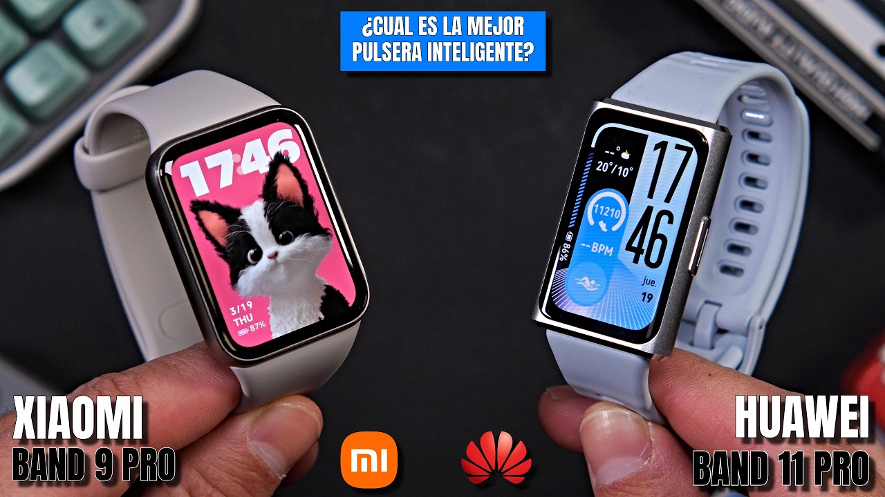 Huawei Band 11 Pro vs Xiaomi Smart Band 9 Pro ⌚ Todo lo que debes saber | Comparativa