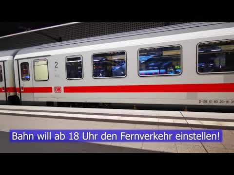 Orkan Sabine: Deutsche Bahn stellt Fernverkehr ab 18 Uhr ein!