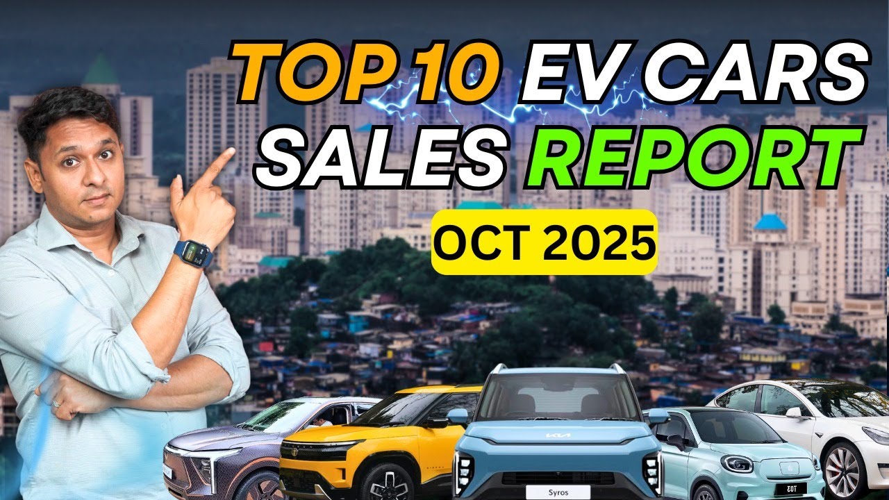 Top 10 Electric Car Brands in India – October 2025 Sales Report | EV Market Share Analysis