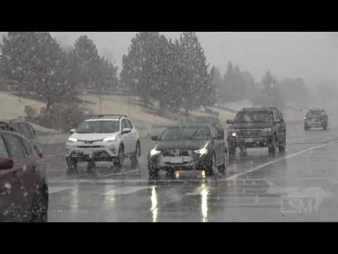 03-13-2021 Denver, CO - Heavy Snow - I25 Travel in Downtown