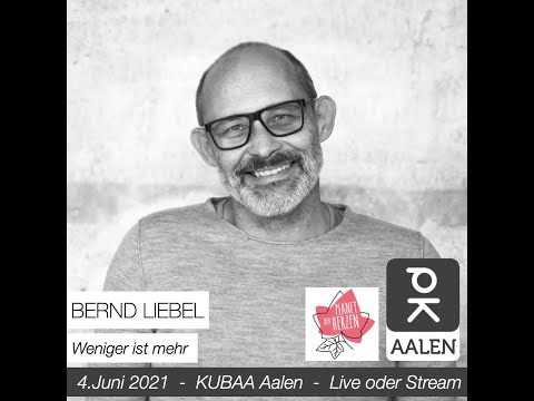 pechakucha Vortrag von Bernd Liebel - Weniger ist mehr