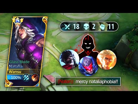 NATALIAPHOBIA IS BACK!! NATALIA BEST EMBLEM AND BUILD 2023 - MLBB