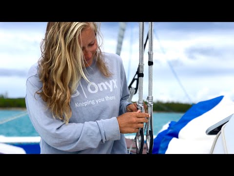 We Replaced ALL Our Standing Rigging with Dyneema!!! Measuring, Splicing, and Stretching.