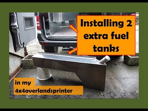 Installing 2 extra fuel tanks and the air compressor
