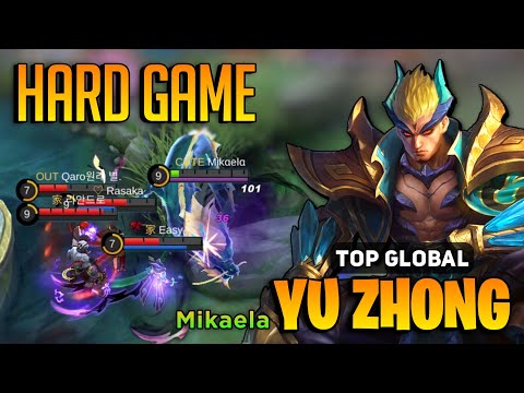 Yu zhong intense Hard Gameplay [ Top Global Yu Zhong Best Build ] Sor tway ma kg bu - MLBB