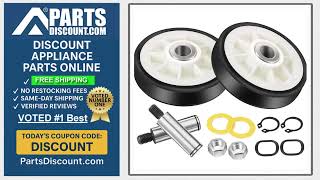 12001541 AP4008534 OEM Compatible Whirlpool 303373K Dryer Drum Roller Kit - PartsDiscount.com