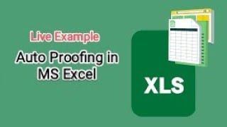 Download the video "Auto Proofing in MS Excel"