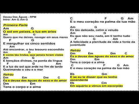 Deusa Das Águas - RPM