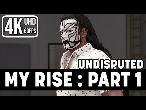 WWE 2K24 My Rise : Undisputed (PS5) Gameplay Walkthrough PART 1 - 4 Trophies (Jeff Hardy)
