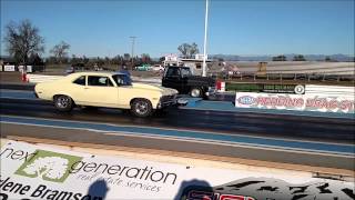 preview picture of video 'Test and Tune Redding Dragstrip 2/21/15'