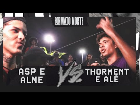 (DEITARAM NO FORMATO 🔥🔥🔥) ALE E THORMENT X ASP E ALME - BATALHA DO COLISEU - EDIÇÃO 121