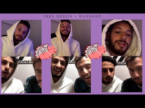 Ruggero y Tres Dedos hablando de POR ESO ESTOY AQUÍ desde Argentina y Ecuador + comidas y nombres