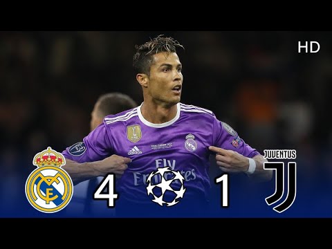 Real Madrid vs Juventus 4-1 UCL Final 2017 All Goals HD