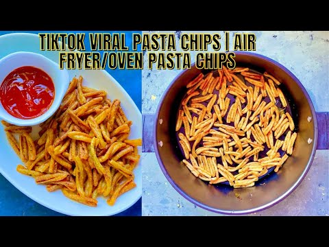 TikTok Viral Pasta Chips in Airfryer and Oven | Air fryer Pasta chips | Airfryer Pasta chips